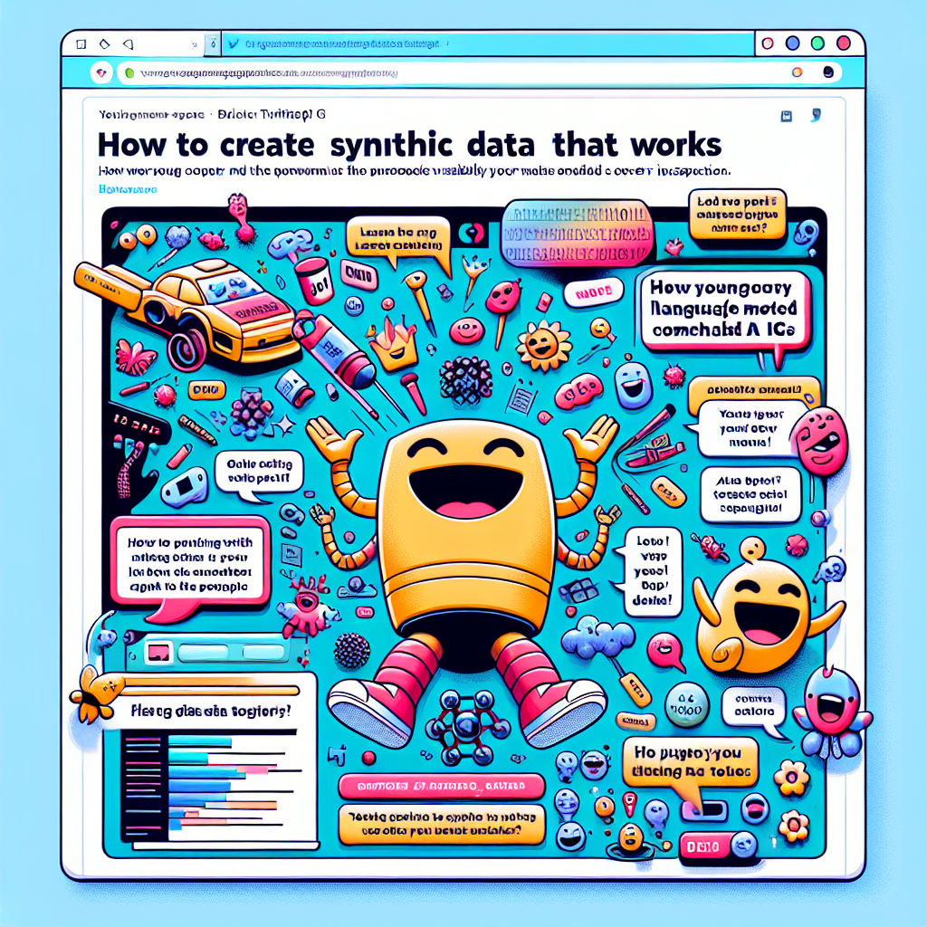 Hero image for How to create synthetic data that works